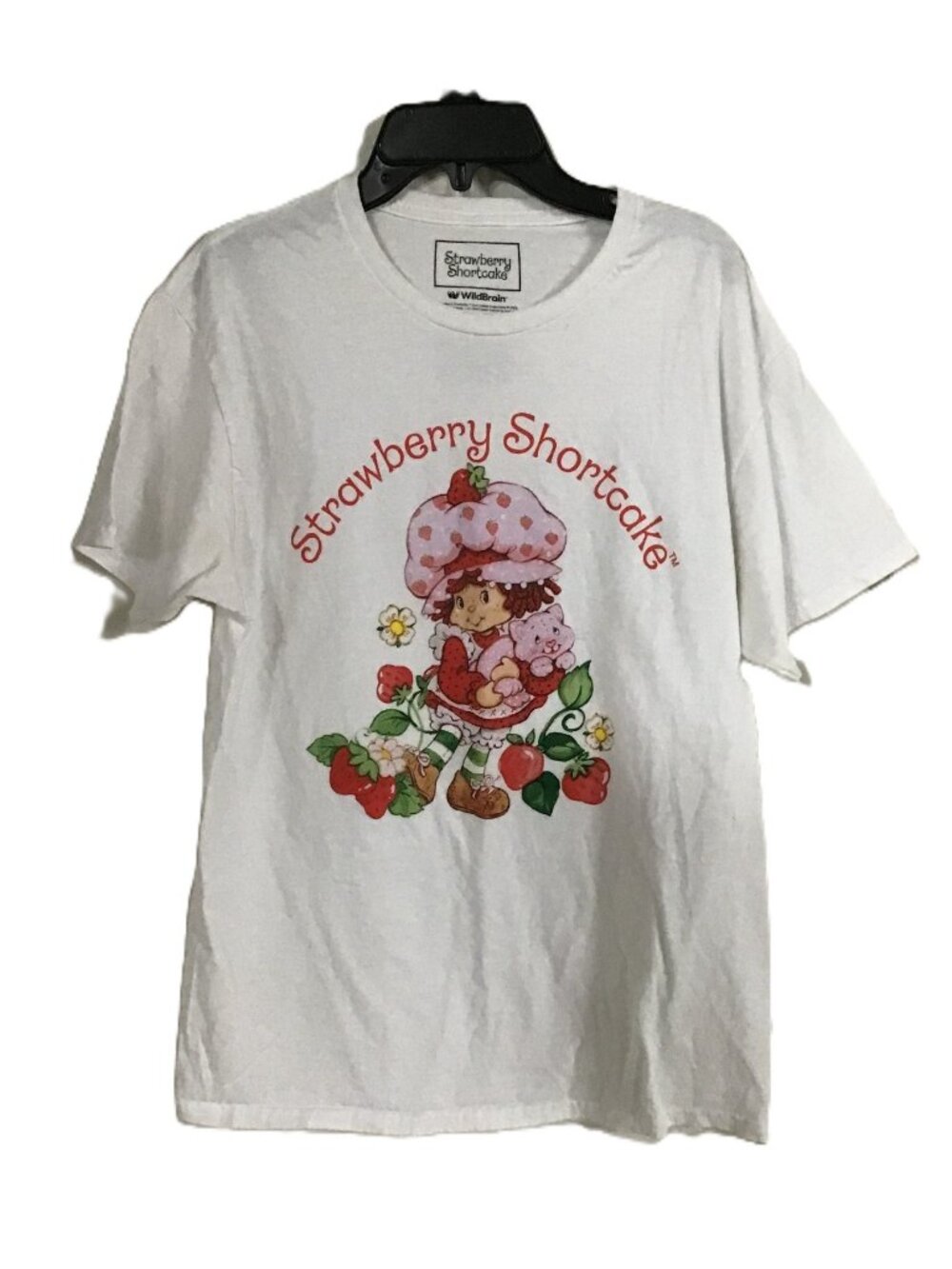 Strawberry Shortcake Wild Brain Medium Cotton T-shirt